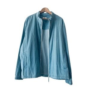 Marine Layer Cambria Indigo Double Cloth Jacket Men's XL Blue Outdoor Fisherman